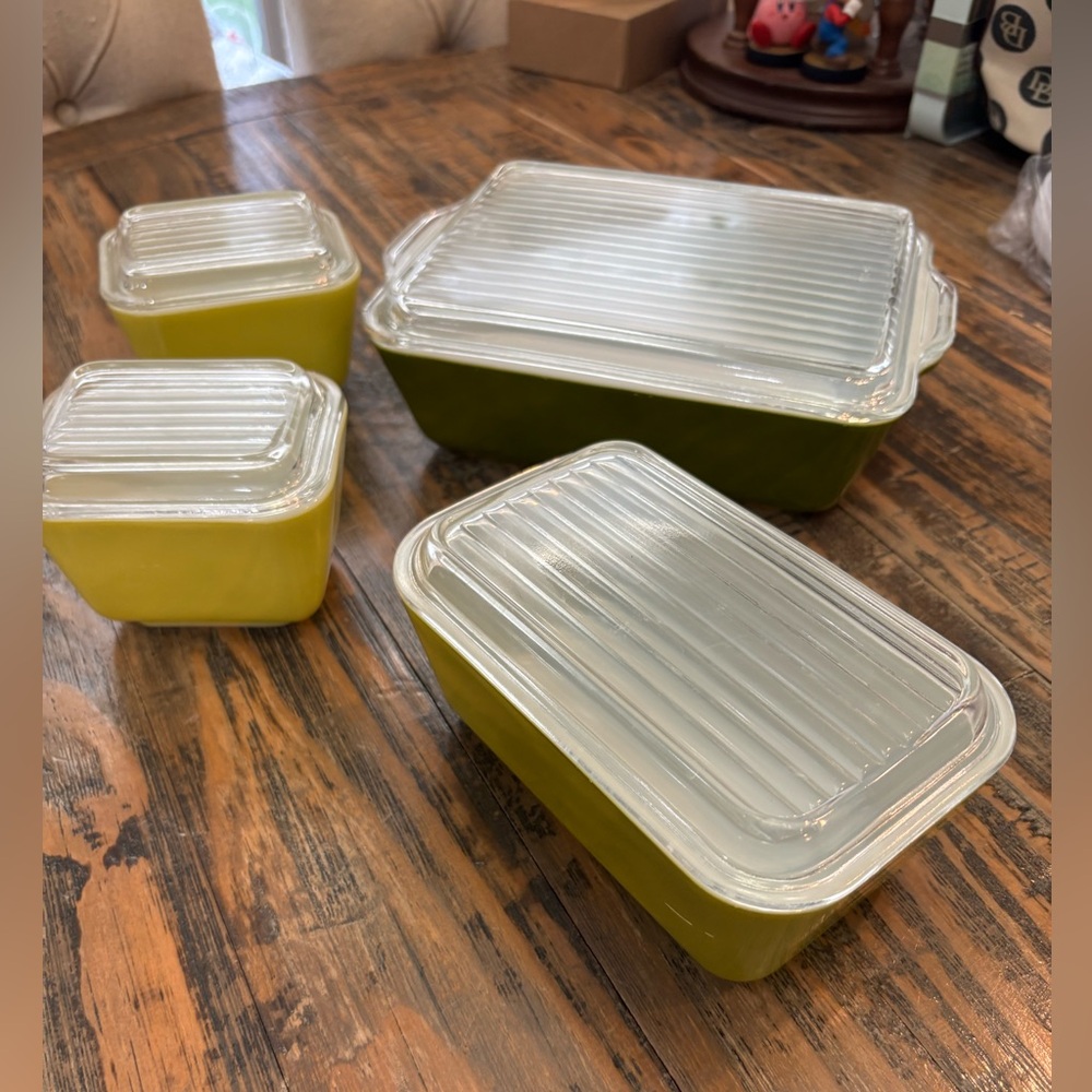 PYREX VERDE REFRIGERATOR SET